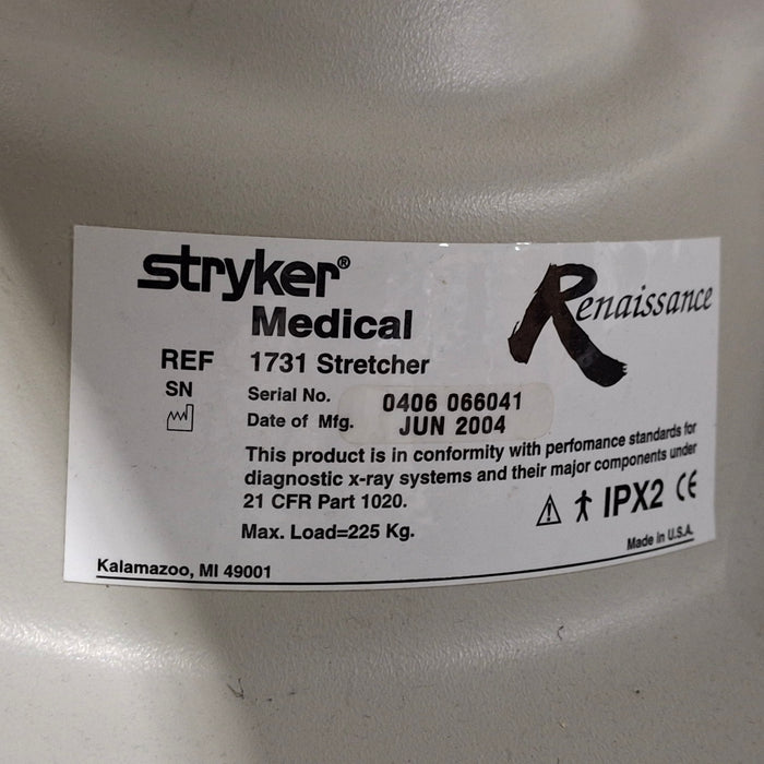 Stryker 1731 Stretcher