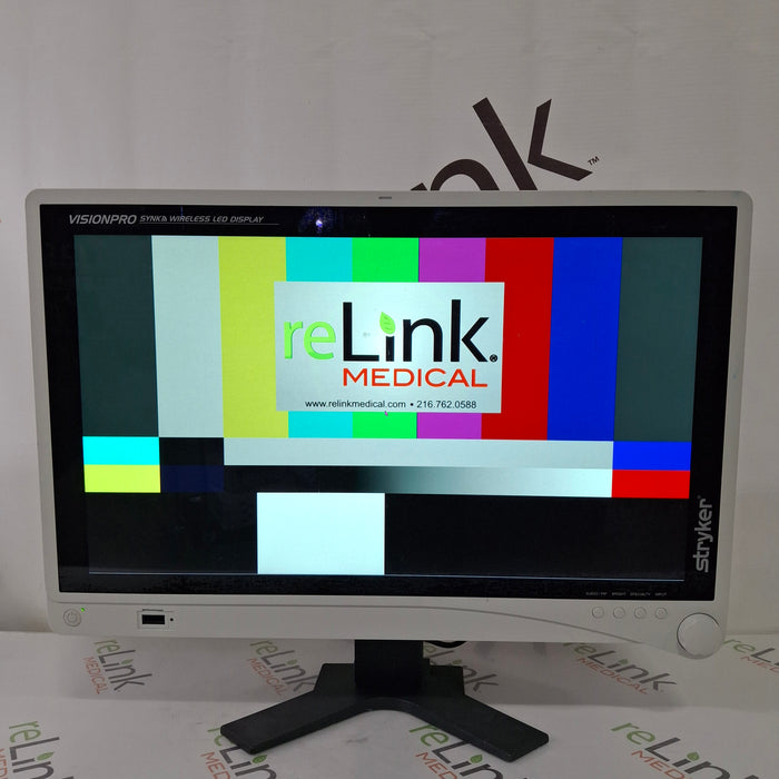 Stryker Stryker VisionPro SYNK 26 Wireless LED Display Rigid Endoscopy reLink Medical