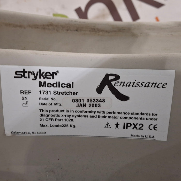 Stryker Stryker 1731 Stretcher Beds & Stretchers reLink Medical
