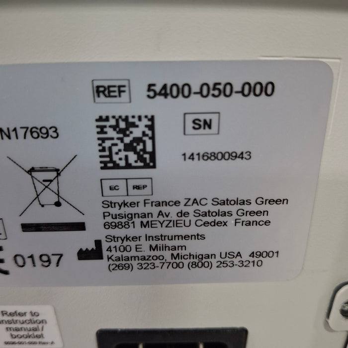 Stryker Stryker 5400-050 Core Powered Instrument Driver Surgical Power Instruments reLink Medical