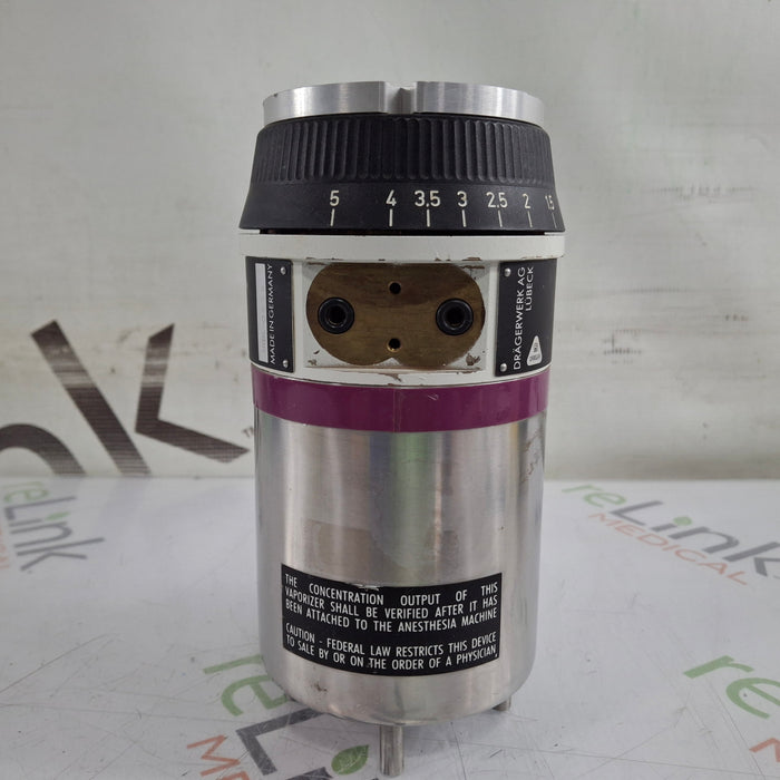 Draeger Medical Draeger Medical Vapor 19.1 Isoflurane Vaporizer Anesthesia reLink Medical