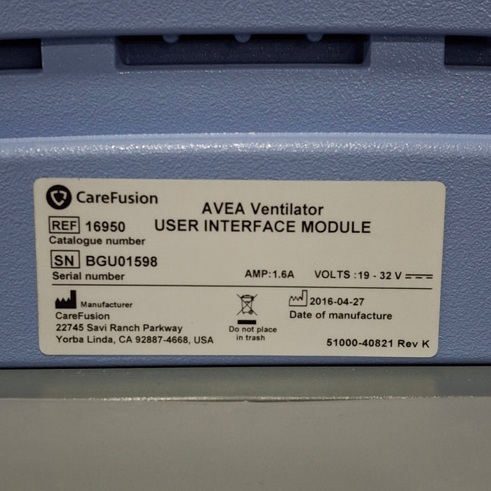 CareFusion CareFusion Avea Ventilator Respiratory reLink Medical