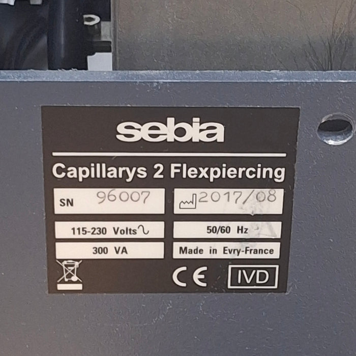 Sebia Sebia Capillarys 2 Electrophoresis System Clinical Lab reLink Medical