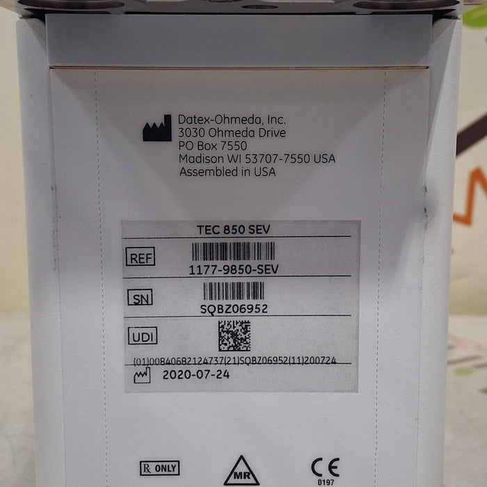 Datex-Ohmeda Tec 850 Sevoflurane Vaporizer