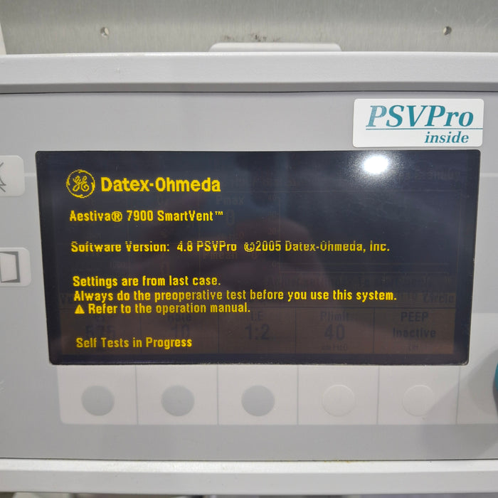 Datex-Ohmeda Datex-Ohmeda Aestiva 5 w/7900 Anesthesia System Anesthesia reLink Medical