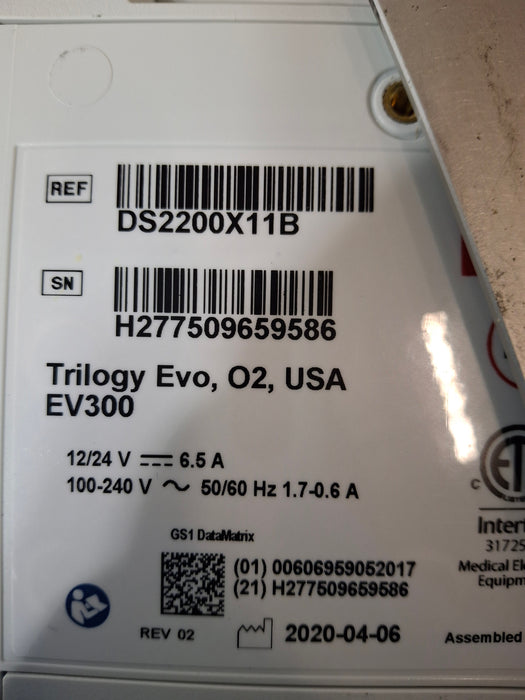 Philips Philips Trilogy EV300 Ventilator Respiratory reLink Medical