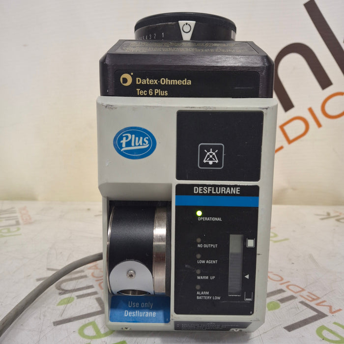 Datex-Ohmeda Tec 6 Plus Desflurane Vaporizer