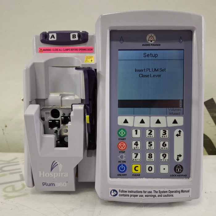 Hospira Hospira Plum 360 Infusion Pump Infusion Pump reLink Medical