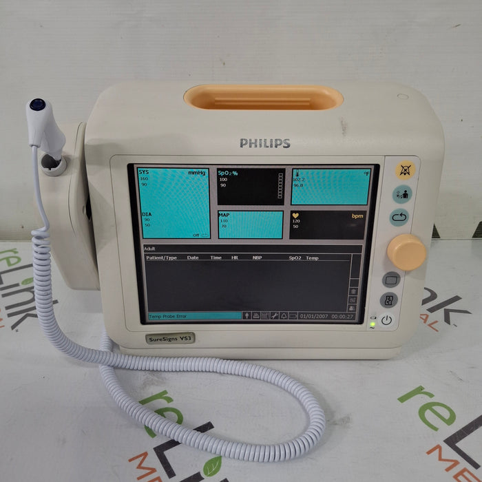 Philips Philips Suresigns VS3 Vital Signs Monitor Patient Monitors reLink Medical