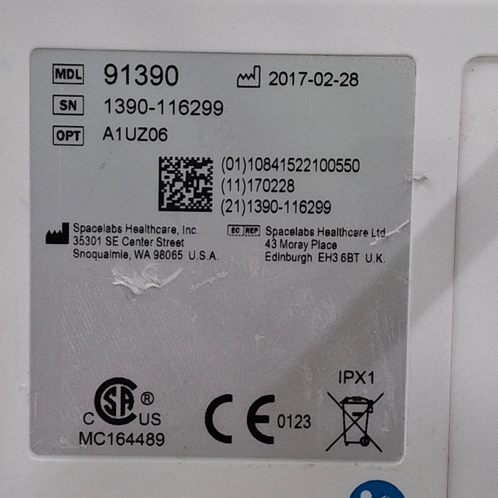 Spacelabs Healthcare 91390 - QUBE Patient Monitor