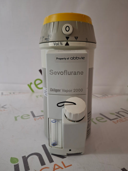Draeger Medical Vapor 2000 Sevoflurane Vaporizer