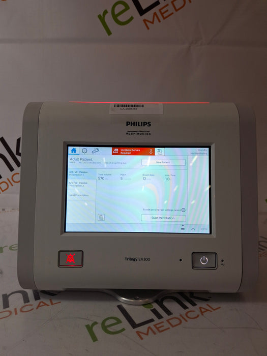 Philips Philips Trilogy EV300 Ventilator Respiratory reLink Medical