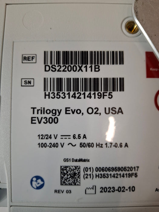 Philips Philips Trilogy EV300 Ventilator Respiratory reLink Medical