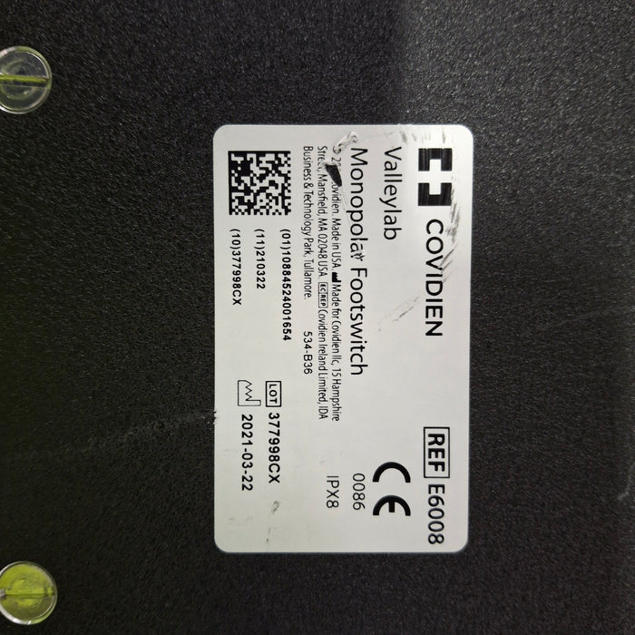 Valleylab Valleylab E6008 Monopolar Electrosurgical Footswitch Electrosurgical Units reLink Medical