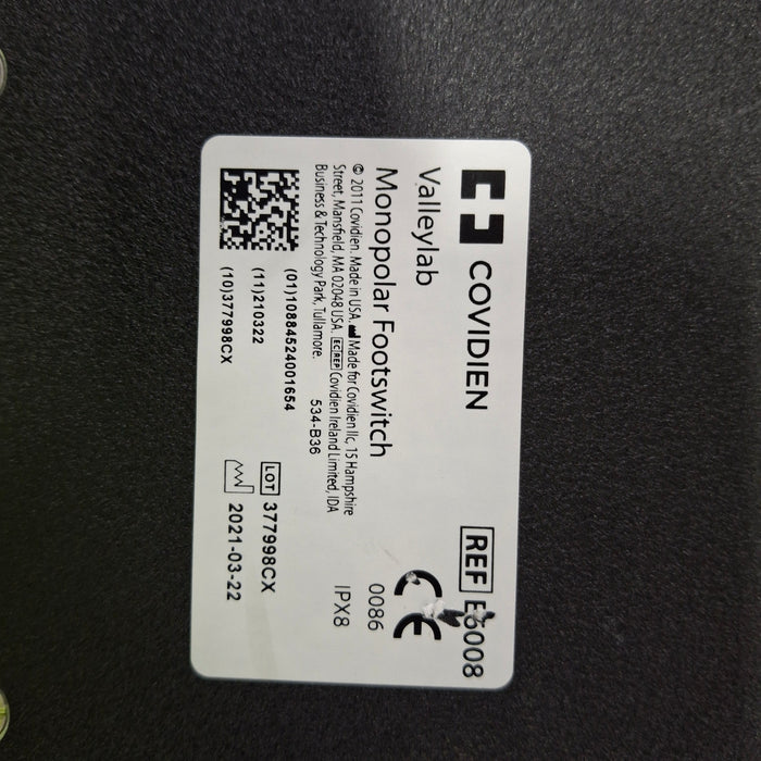 Valleylab Valleylab E6008 Monopolar Electrosurgical Footswitch Electrosurgical Units reLink Medical