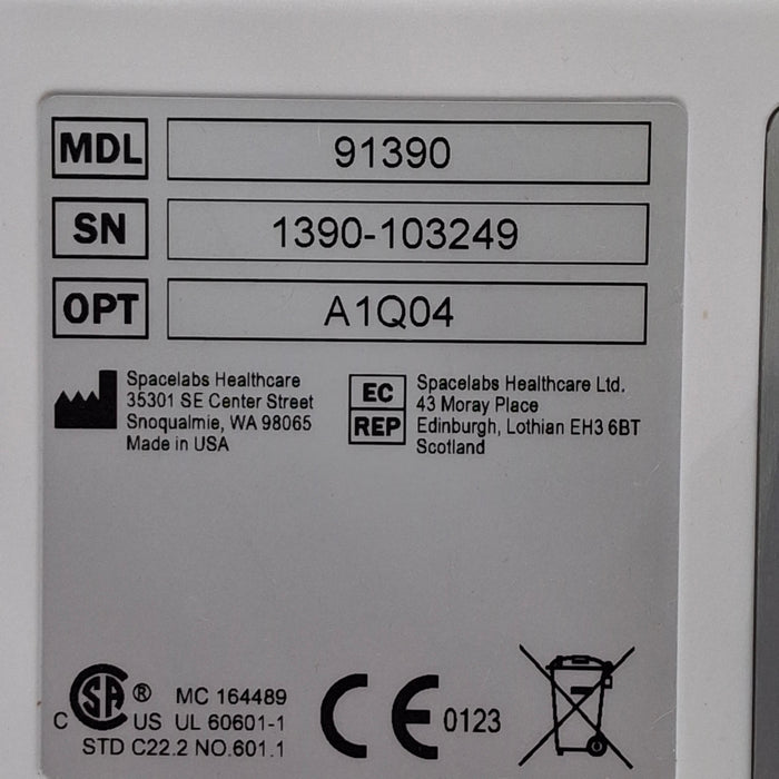 Spacelabs Healthcare 91390 - QUBE Patient Monitor