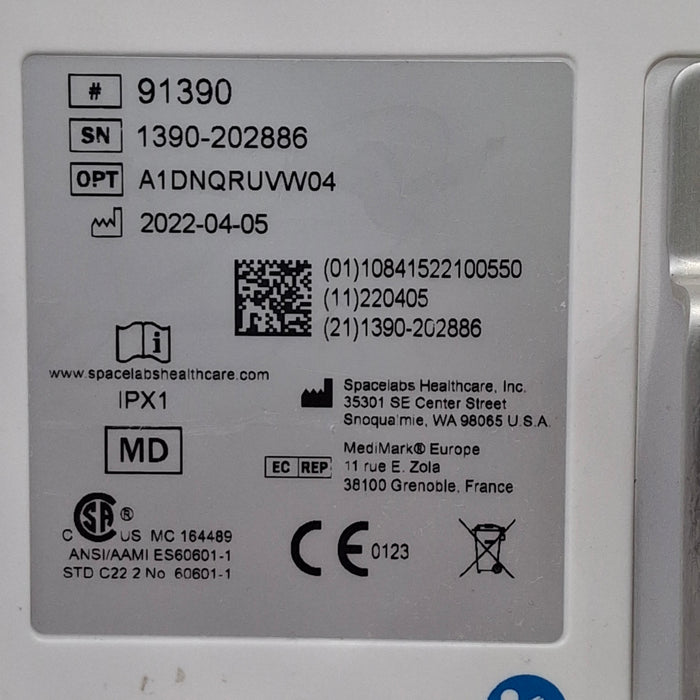 Spacelabs Healthcare 91390 - QUBE Patient Monitor