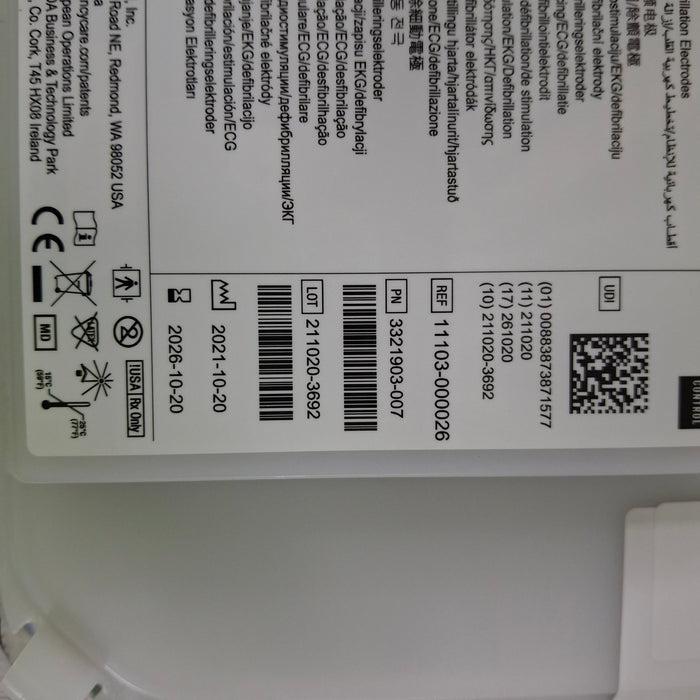 Physio-Control Quik-Step Pacing/ECG/Defibrillation Electrodes