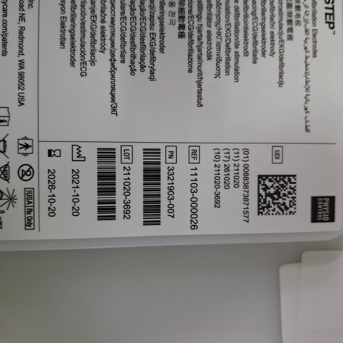 Physio-Control Physio-Control Quik-Step Pacing/ECG/Defibrillation Electrodes Defibrillators reLink Medical