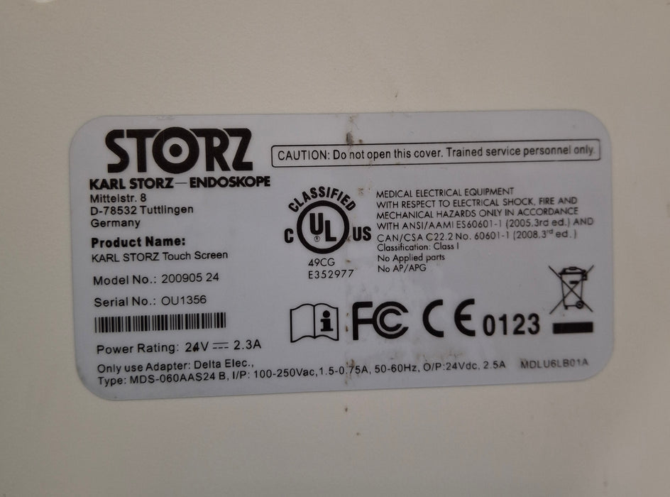 Karl Storz Karl Storz 24" Touch Screen Display Rigid Endoscopy reLink Medical