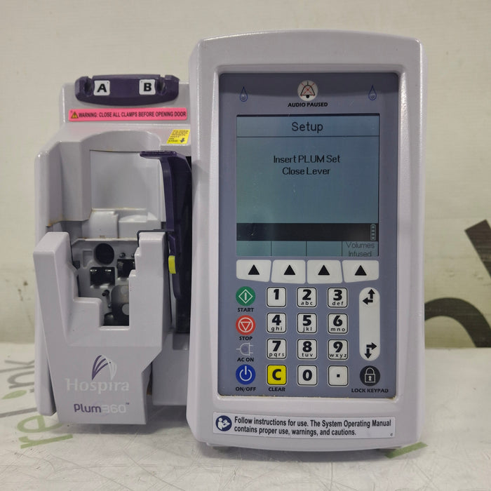 Hospira Hospira Plum 360 Infusion Pump Infusion Pump reLink Medical