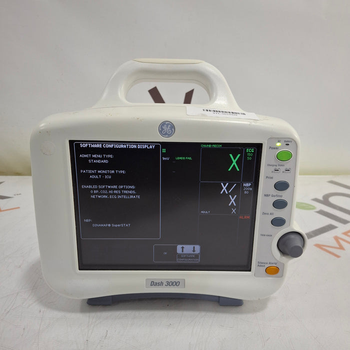 GE Healthcare GE Healthcare Dash 3000 - Masimo SpO2 Patient Monitor Patient Monitors reLink Medical