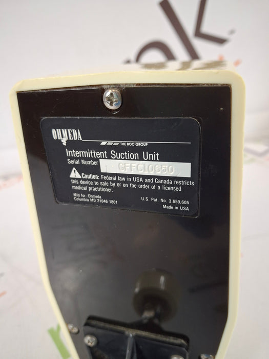 Ohmeda Medical 200 Intermittent Suction Unit