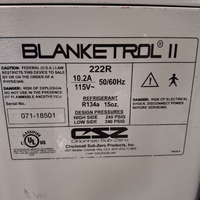 Cincinnati Sub-Zero CSZ Cincinnati Sub-Zero CSZ Blanketrol II Hyper/Hyporthermia Unit Temperature Control Units reLink Medical