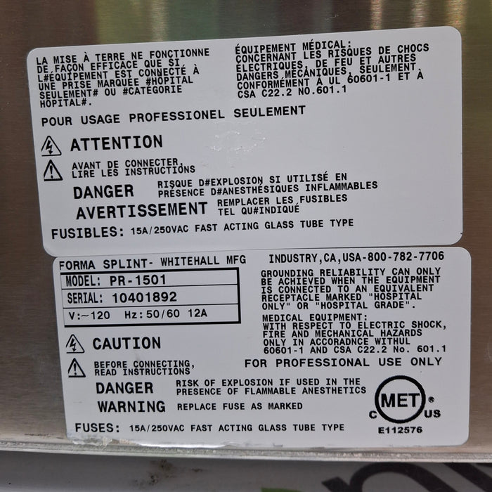 Whitehall Manufacturing Whitehall Manufacturing Forma-Splint Water Bath Industrial Equipment reLink Medical