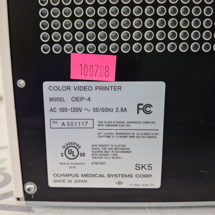 Olympus Olympus OEP-4 Color Video Printer Flexible Endoscopy reLink Medical