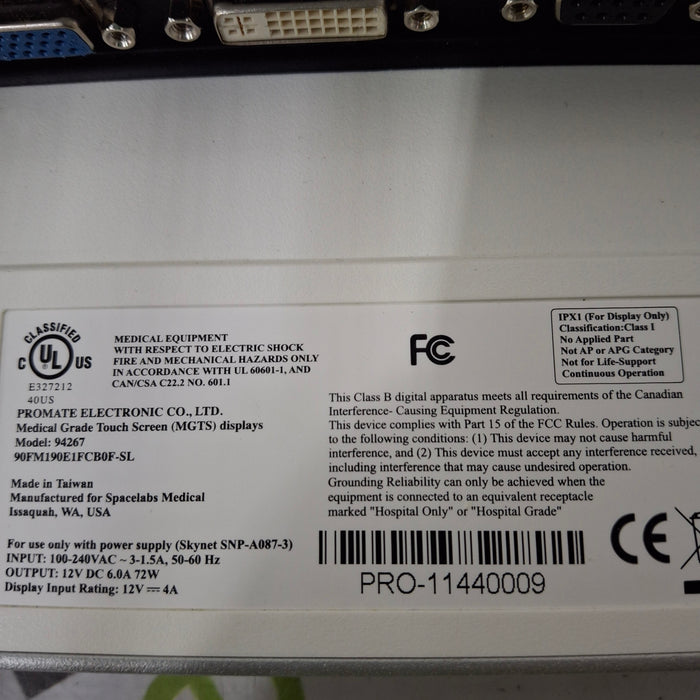 Spacelabs Healthcare Spacelabs Healthcare Xprezzon 94267 Opt-19 Patient Monitor Patient Monitors reLink Medical