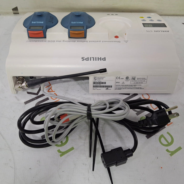 Philips Philips Avalon M2720A CTS w/Transducers Base Station Patient Monitors reLink Medical