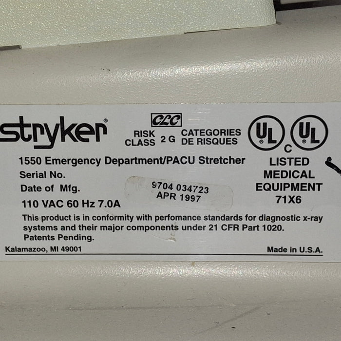Stryker 1550 Stretcher