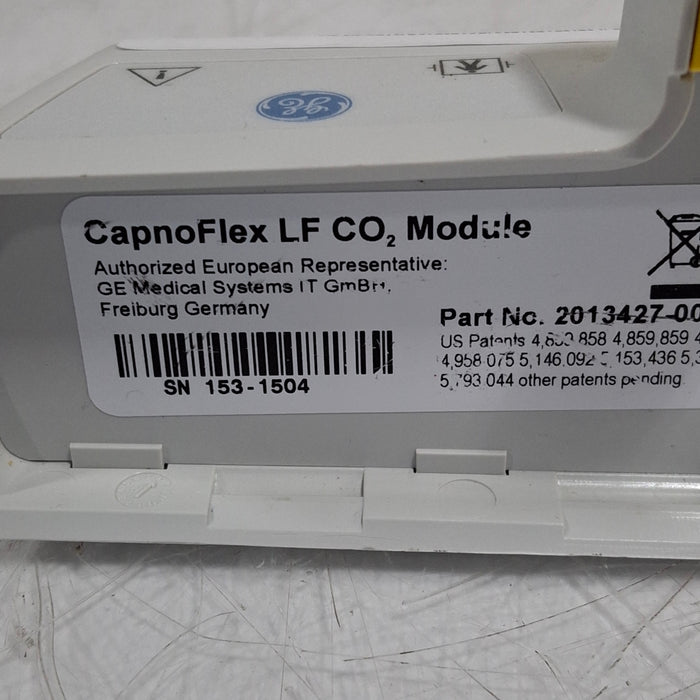 GE Healthcare GE Healthcare Capnoflex LF CO2 Module Patient Monitors reLink Medical