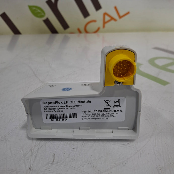 GE Healthcare GE Healthcare Capnoflex LF CO2 Module Patient Monitors reLink Medical
