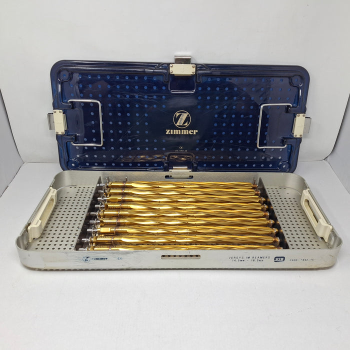 Zimmer Zimmer VerSys M/L Taper Hip Prosthesis IM Reamers Surgical Instruments reLink Medical