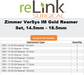 Zimmer Zimmer VerSys M/L Taper Hip Prosthesis IM Reamers Surgical Instruments reLink Medical