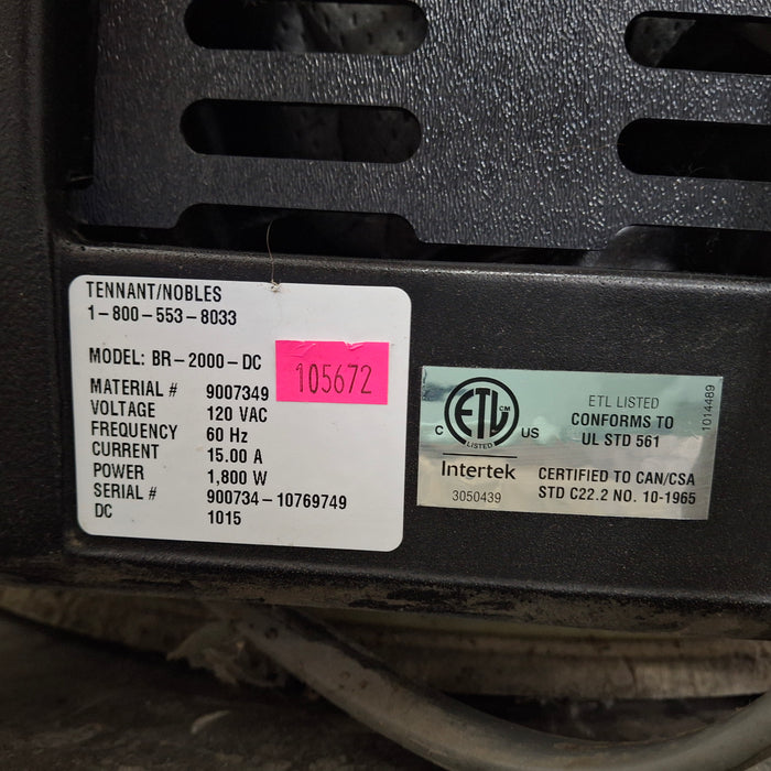 Tennant Co. BR-2000-DC High Speed Floor Scrubber