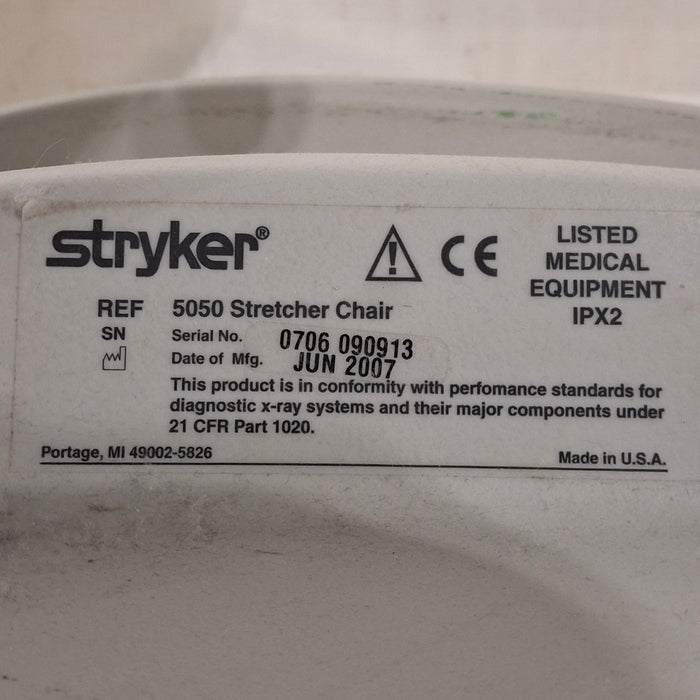 Stryker Stryker 5050 Stretcher Chair Gurney Patient Transport Beds & Stretchers reLink Medical
