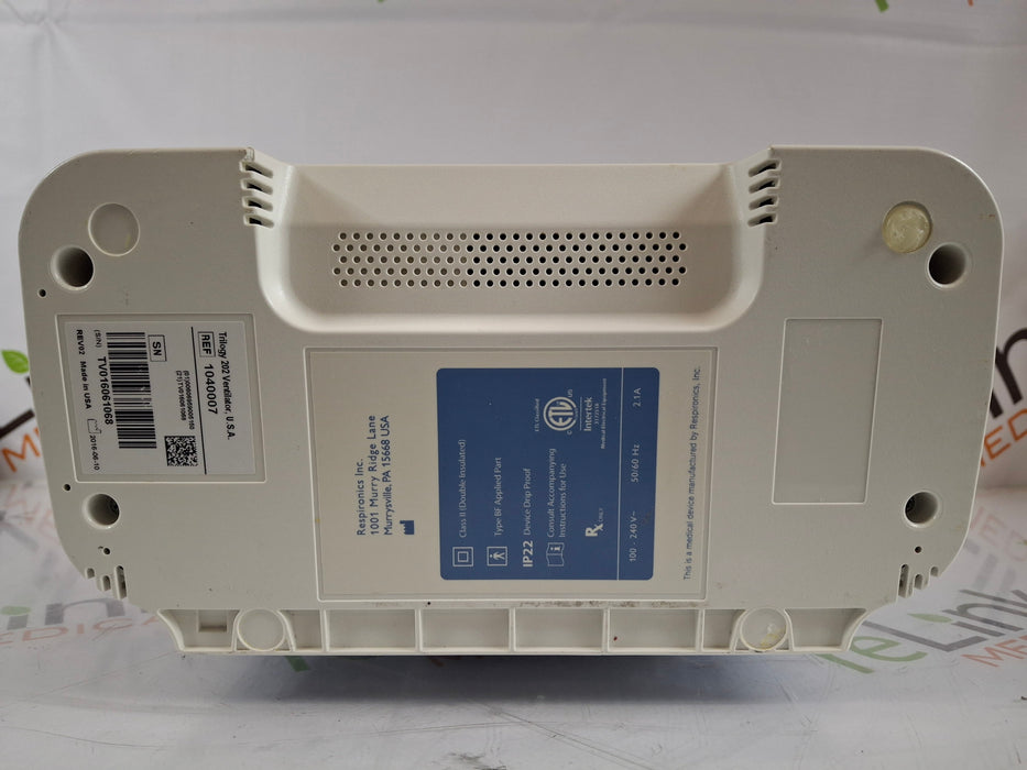 Respironics Respironics Trilogy 202 Ventilator Respiratory reLink Medical