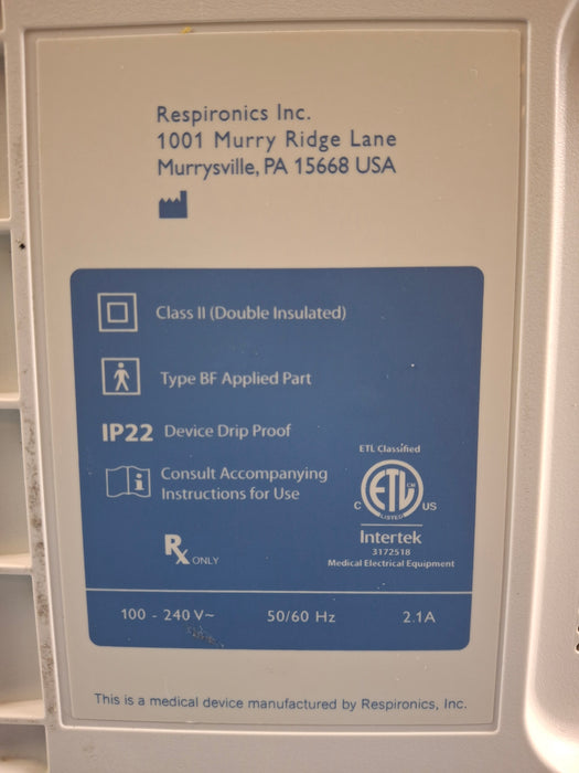 Respironics Respironics Trilogy 202 Ventilator Respiratory reLink Medical