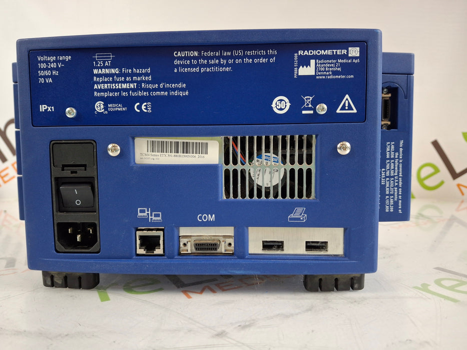 Tina Tina TCM4 Radiometer Blood Gas Analyzer Patient Monitors reLink Medical