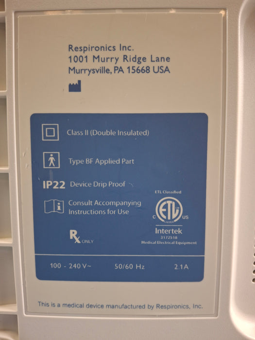 Respironics Respironics Trilogy 202 Ventilator Respiratory reLink Medical