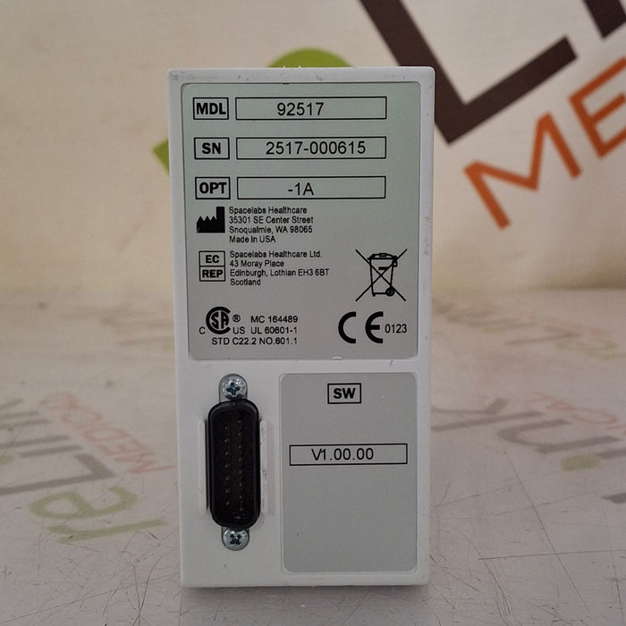 Spacelabs Healthcare Spacelabs Healthcare 92517 Opt 1A Capnography Module Patient Monitors reLink Medical