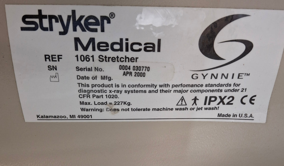 Stryker Stryker 1061 Stretcher Beds & Stretchers reLink Medical