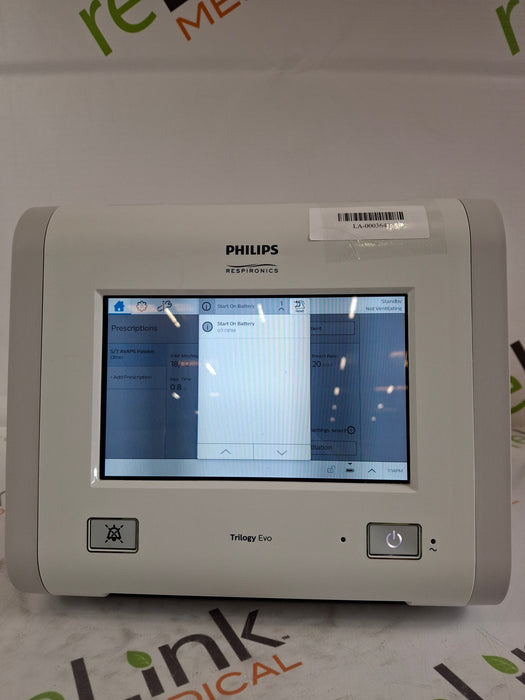Respironics Respironics Trilogy Evo Ventilator Respiratory reLink Medical