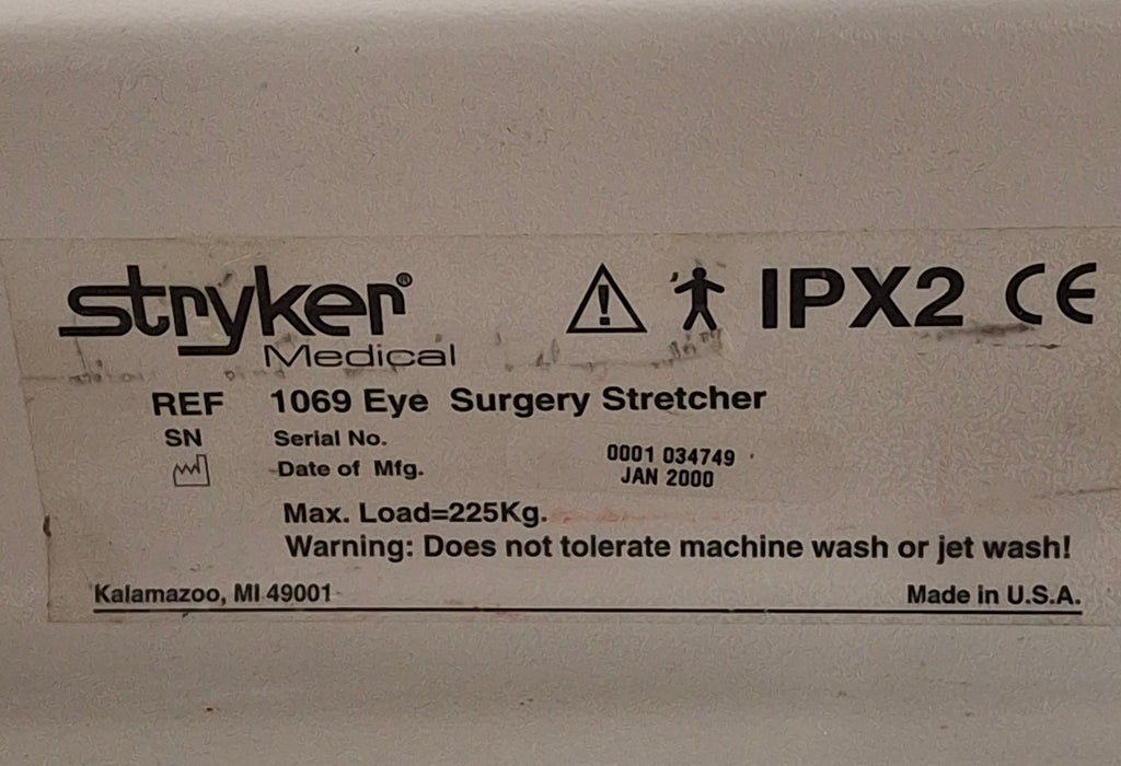 Stryker Stryker 1069 Eye Surgery Stretcher Beds & Stretchers reLink Medical