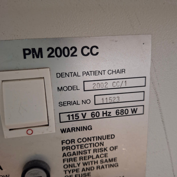 Planmeca PM 2002 CC Dental Chair