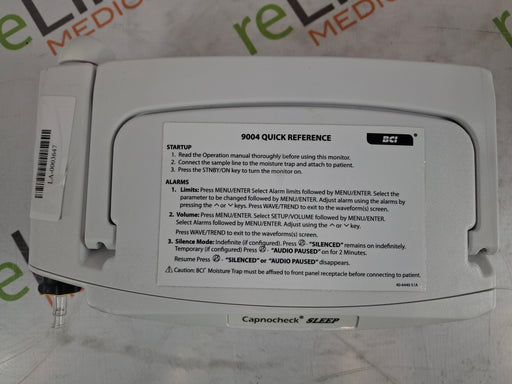 Smiths Medical Smiths Medical 9004 Capnocheck SLEEP Capnograph SpO2 CO2 Patient Monitors Patient Monitors reLink Medical