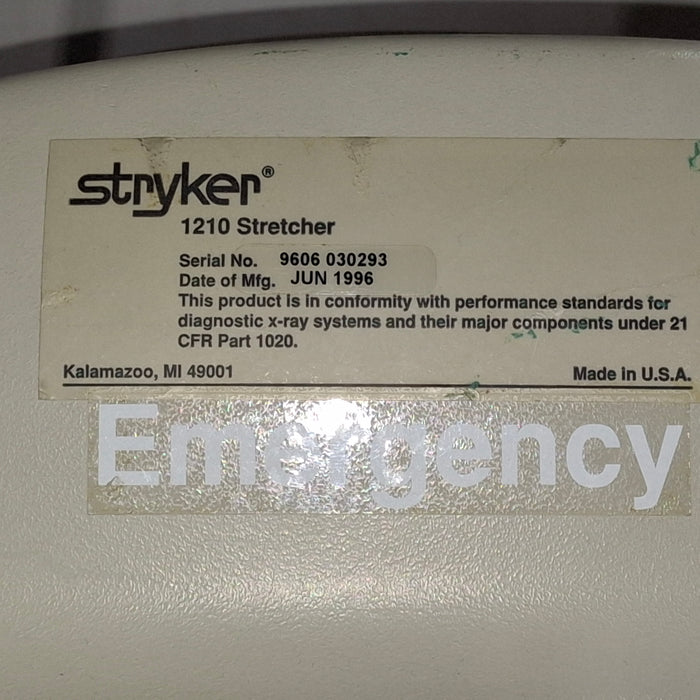 Stryker 1210 Stretcher